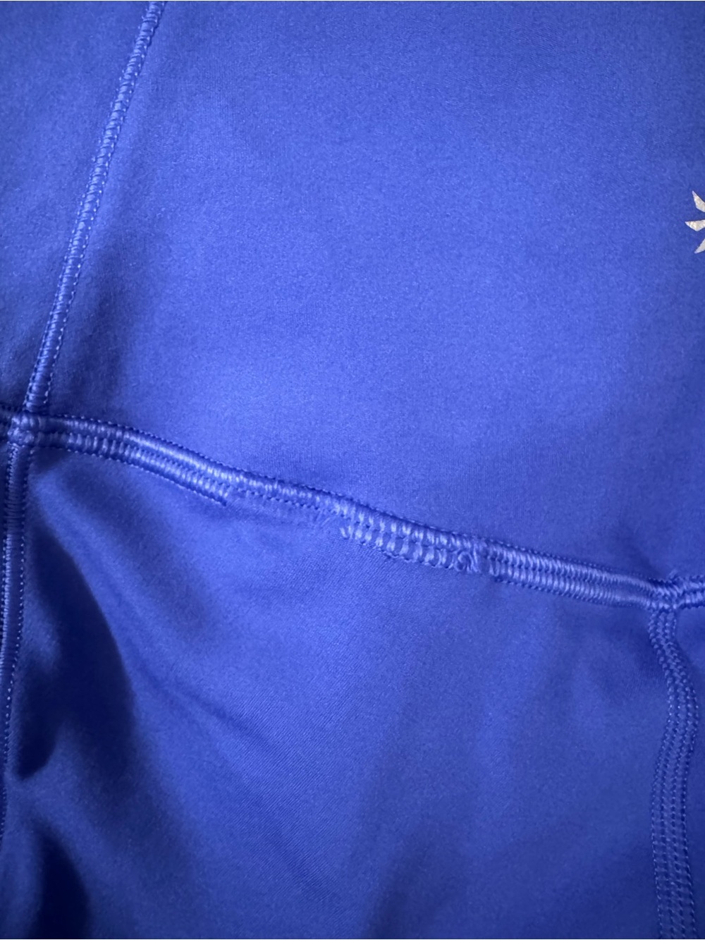 Athleta Vibrant Blue Salutation Stash 7/8 Tights - Picture 6 of 10